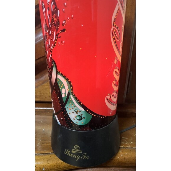 Coca Cola 12" Electric Lamp Can Light Bar Lamp Coke-Sparkling Spin Motion No cap - Picture 6 of 7